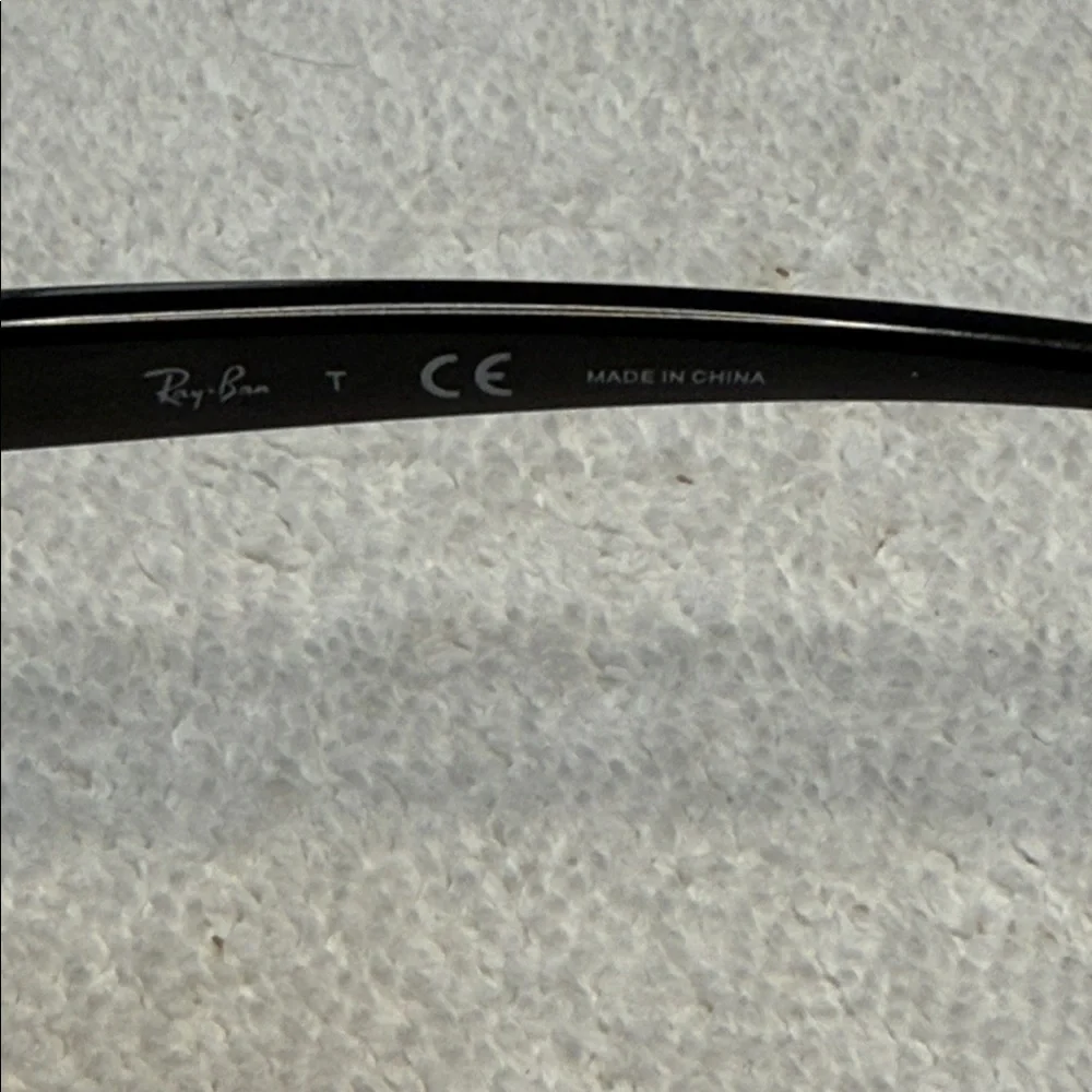 Ray Ban RB 3386 Black Silver Wrap Sunglasses